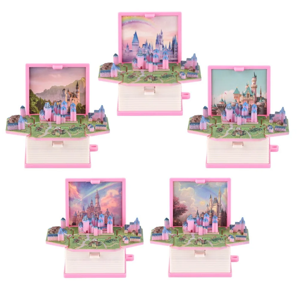 

3D брелок-книжка динозавр/космос/замок детский