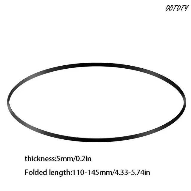 

Universal 110-145mm Assorted Mix Cassette Tape Machine Belt Pulley Drive Flat Belts for Recorder DVD Repair Parts