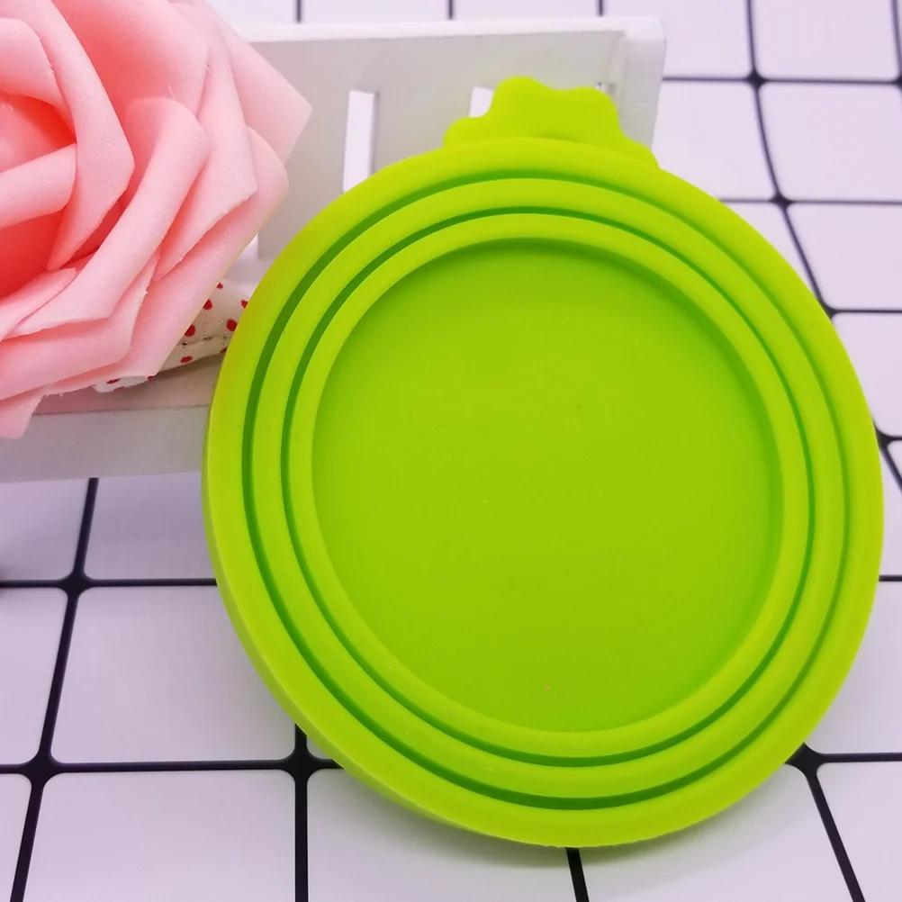 4pcs Pet Food Can Fresh-keeping Covers Silicone Can Lids Dog Food Can Covers