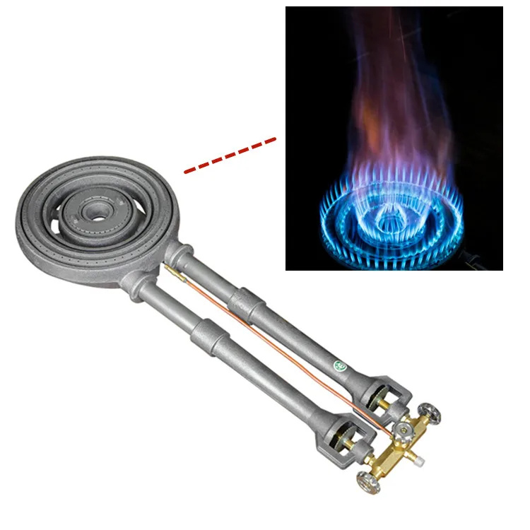 Ручное зажигание 30 кВт малогабаритная чугунная газовая горелка высокого