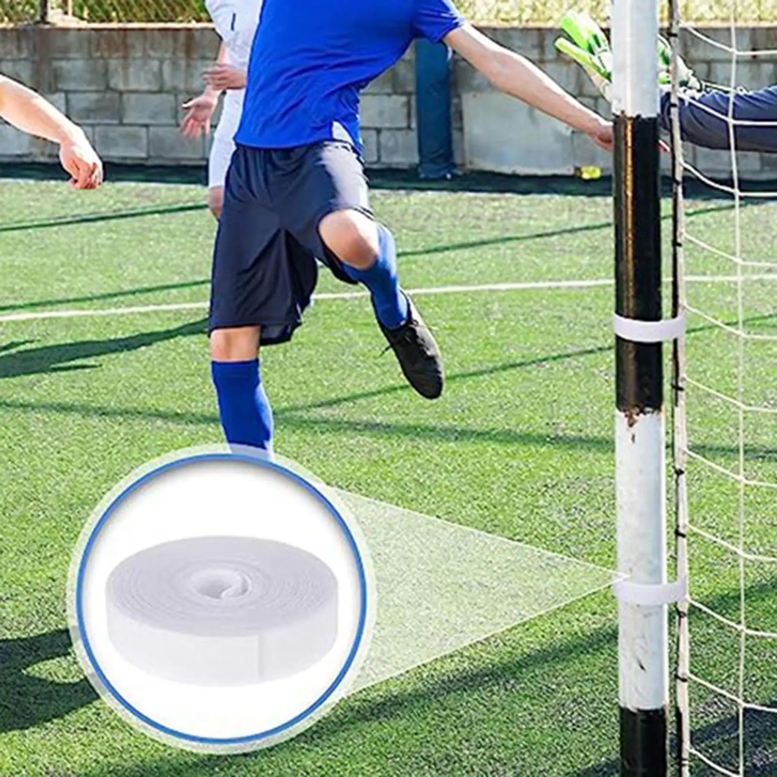 Сетчатые ремни для футбольных ворот крепления кабеля многоразовый кабельный