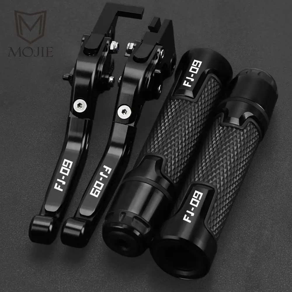 

FJ-09 FJ 09 Motorcycle CNC Adjustable Brake Clutch Lever Handle Hand Grips Ends FOR YAMAHA FJ09 2014-2020 2019 2018 2016 2015