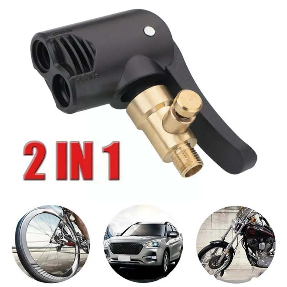 

Воздушная насадка для велосипеда, латунный портативный насос с надувной цангой, соединитель для велосипедных шин, патрон, колесо для велоси...