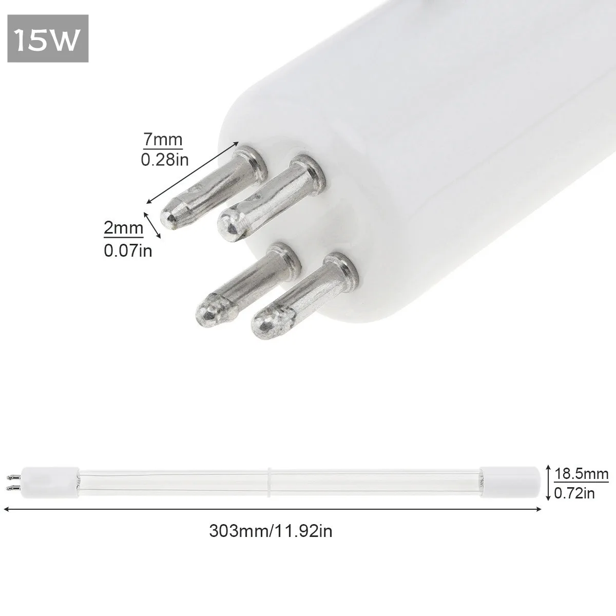 

RTNLIT УФ-лампа стерилизатор 8Вт/10Вт/15Вт/17Вт