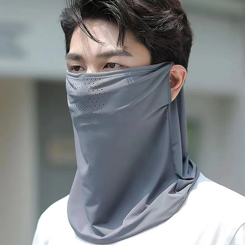 Летний солнцезащитный шарф Velishy для взрослых хлопковый щиток от ультрафиолета