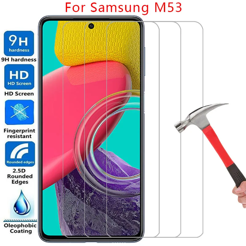 Чехол для телефона samsung galaxy m53 5g из закаленного стекла samsungm53 galaxym53 m 53 53m n53 задняя