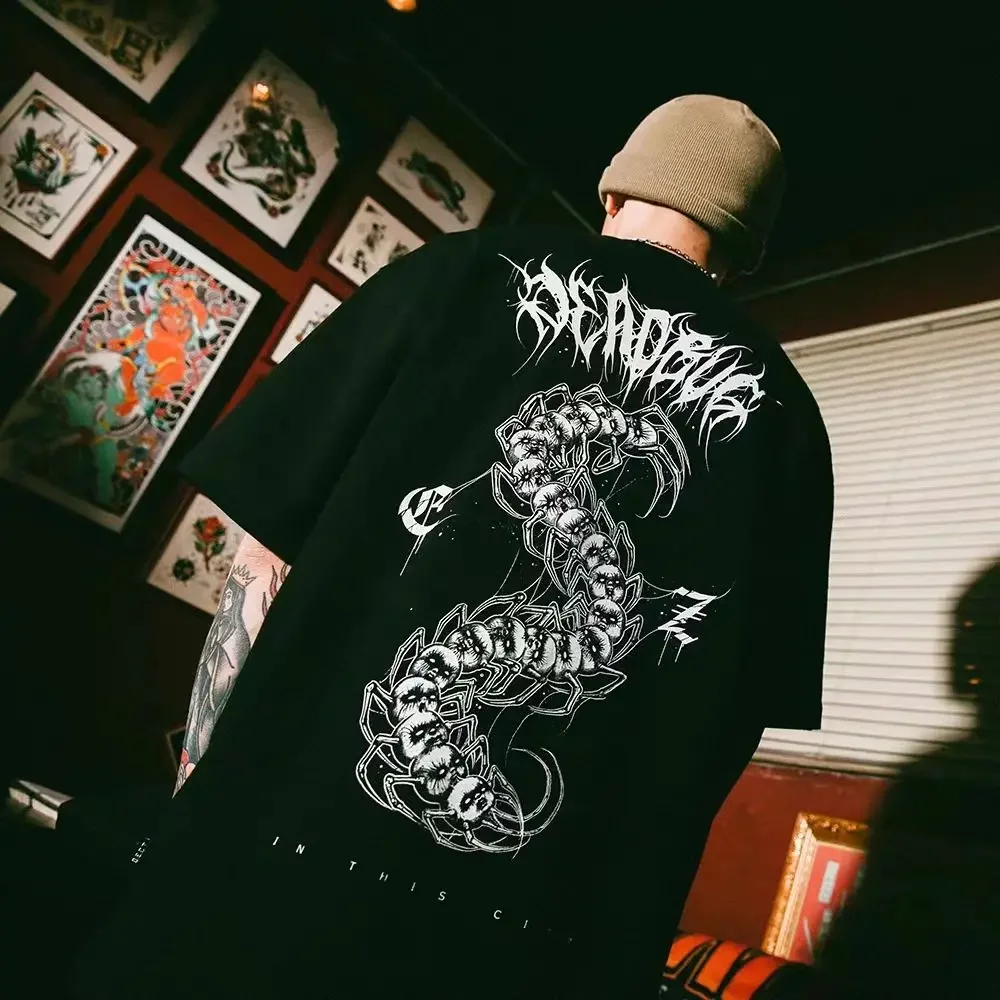 Футболка EKHLAS для мужчин и женщин художественная татуировка суставная темный