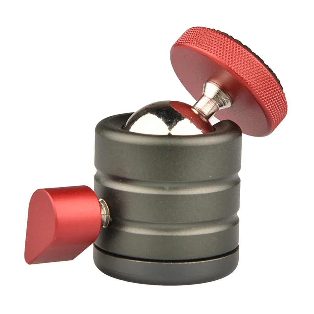 

Mini Metal Spherical Gimbal Photography Ballhead Cold Shoe Clip Conversion Ballhead for Micro SLR Microphone Light Tripod Head