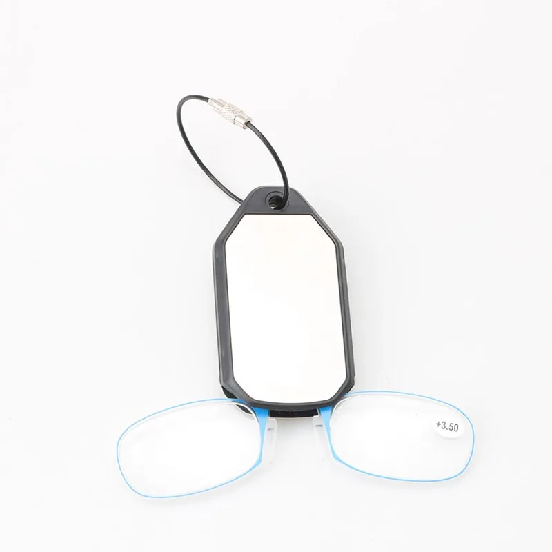 Складные Очки Для Чтения С Брелоком Антибликовые Прозрачные Линзы Защиты От