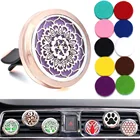 Новинка, роза, золото, фотораспылитель эфирных масел с зажимом, кулоны, подвеска для ароматерапии, ожерелье, освежитель воздуха на вентиляционное отверстие