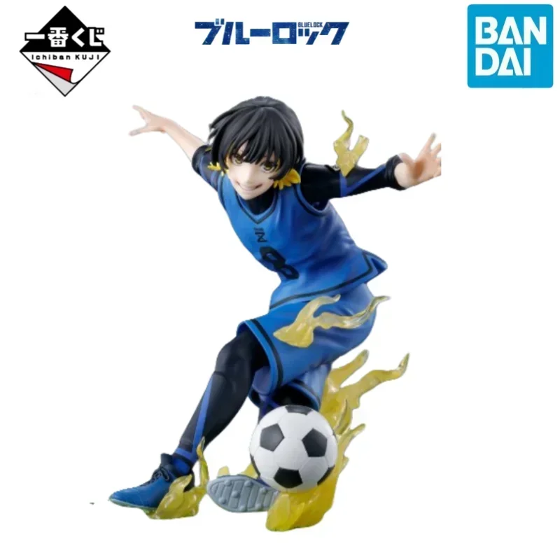 Фото В наличии Bandai Original BLUE LOCK Ichiban KUJI Isagi Yoichi Bachira Meguru Nagi Seishiro Mikage Reo Аниме Фигурки Игрушки №3