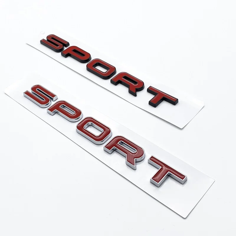 3D ABS буквы Спортивная эмблема с суперзарядом значок для багажника автомобиля