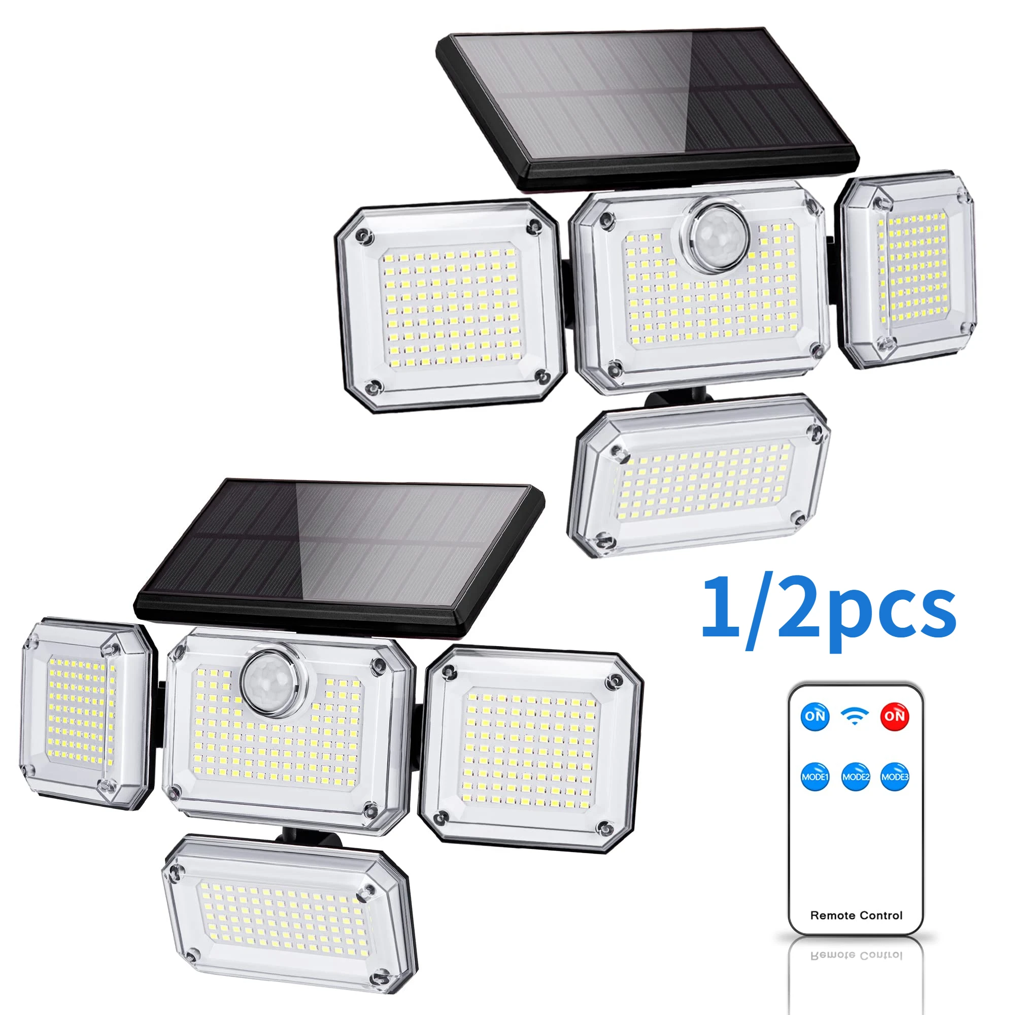 Внешний настенный светильник с датчиком движения Leclstar 333 встроенная солнечная