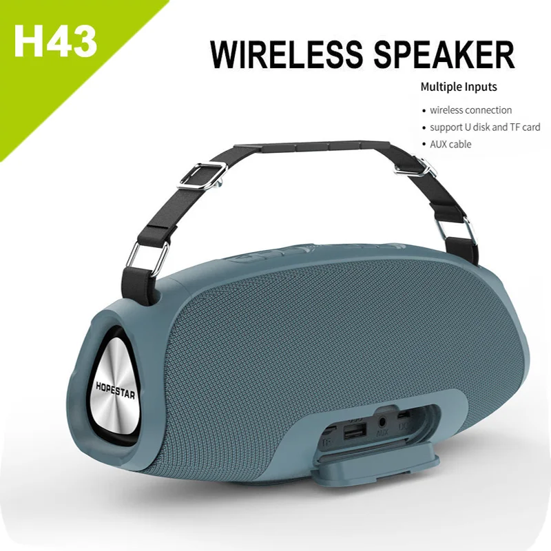 Портативная беспроводная Bluetooth Колонка HOPESTAR-H43 20 Вт уличная Водонепроницаемая IPX6