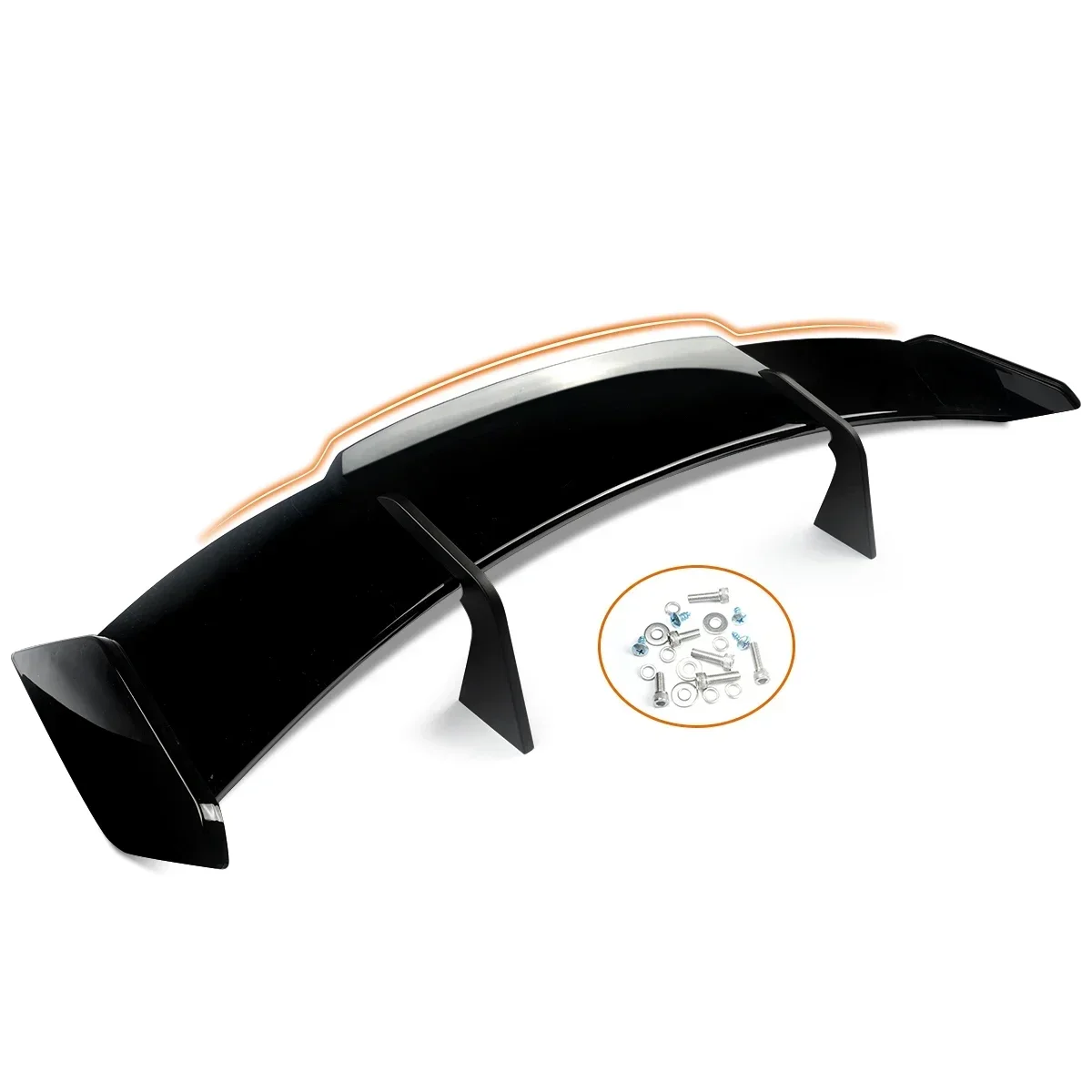 Задний спойлер в стиле High-kick GT для BMW G80 M3 G82 M4 2020-22 глянцевый черный