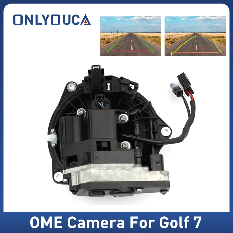 

Для VW GOLF 7 MIB радиоприемник задняя зеленая парковочная линия динамическая траектория с переключателем багажника поо Автомобильная камера заднего вида