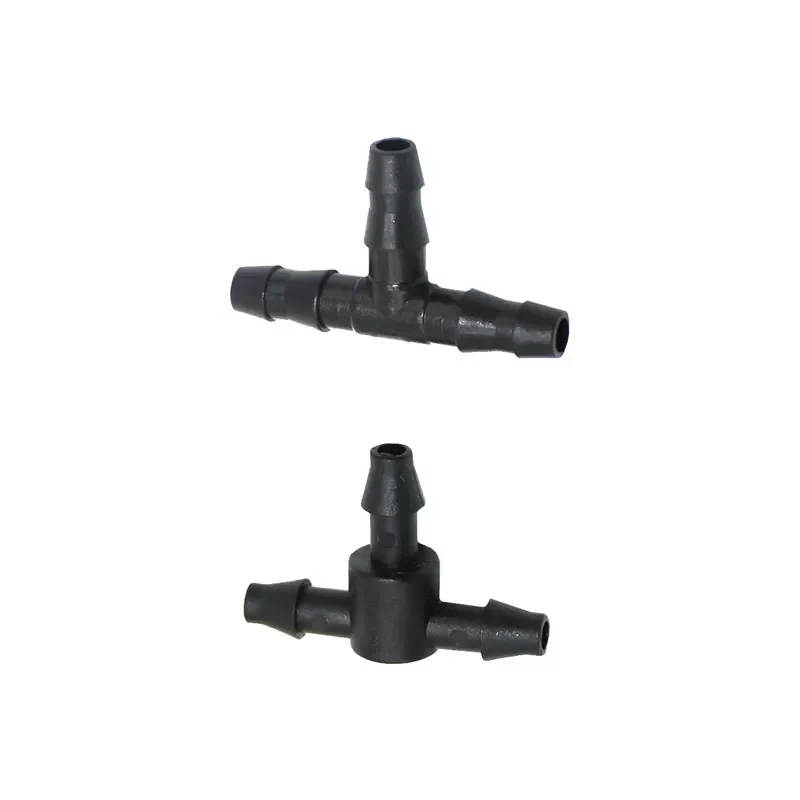 

4/7 hose tee Connector water splitter 1/4" garden irrigation tee barb Drip Irrigation Fittings 1000 Pcs