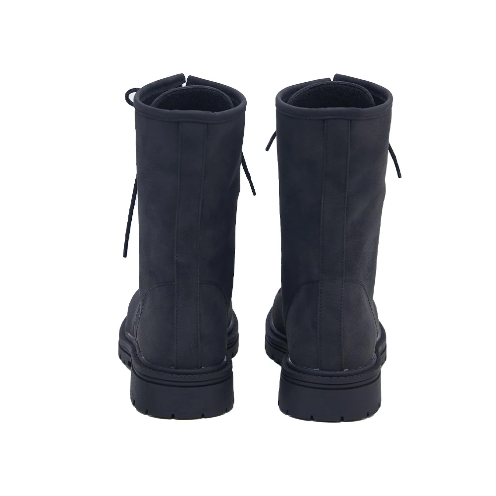 Черная обувь из искусственной кожи для взрослых Лидия ботинки косплея мужские