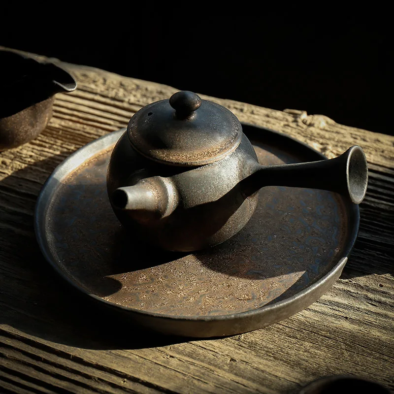 

Японские керамические чайные подносы, чайники, подставки для китайского чайного стола, держатель для чайника