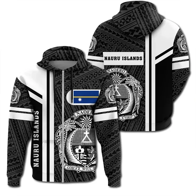 Мужская повседневная толстовка с капюшоном на молнии принтом