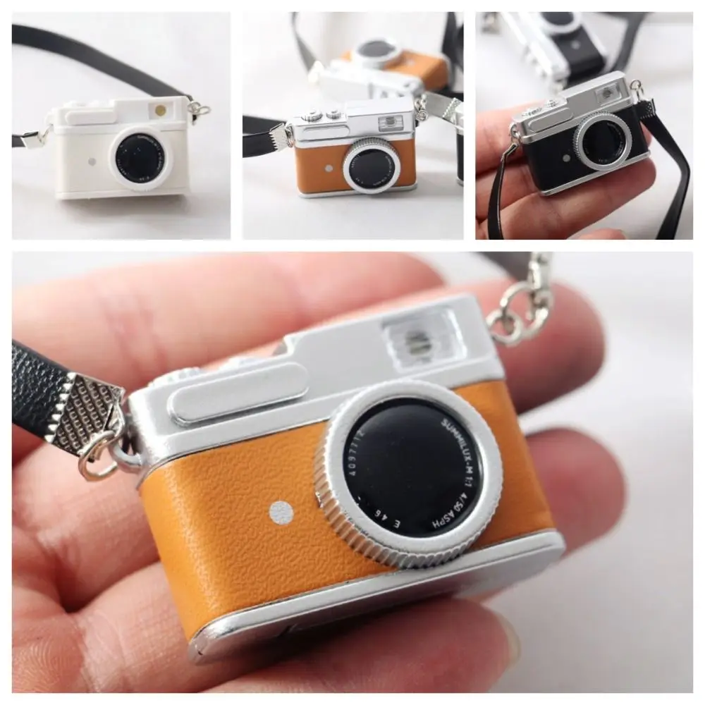 

Doll House Accessories OB11 Doll Accessories Cute Pretend Play Electric Retro Camera Model Photographic Prop Toy