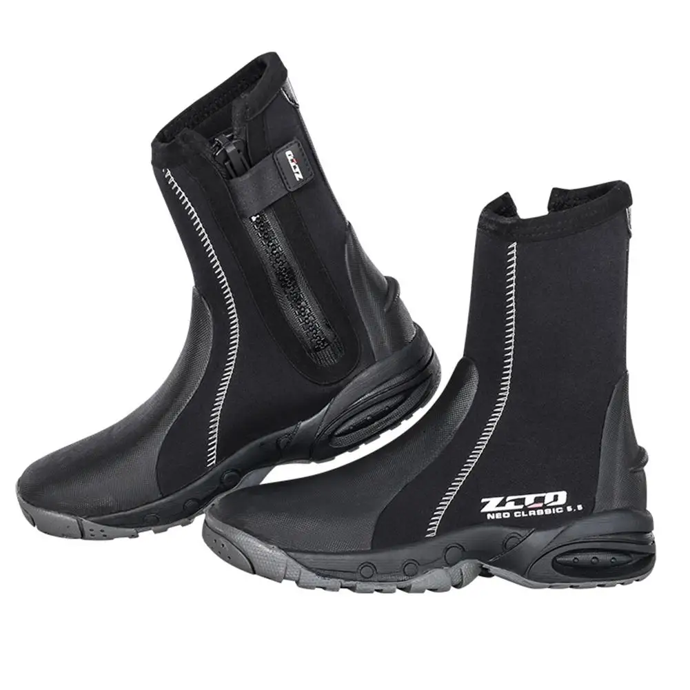 Zcco 5mm Diving Boot High Upper Non-slip Swimming Shoes Beach Creek Shoes For Snorkeling Surfing Kayak Sailing