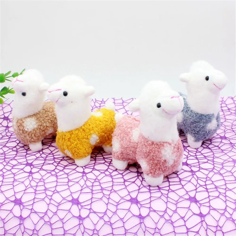 12 см плюшевая Овечка альпака плюшевые искусственные игрушки мягкая игрушка