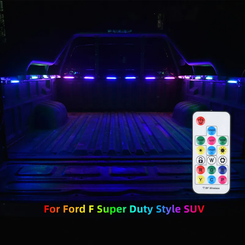 

Car LED Lights 6000K Truck Bed Lighting 5050 SMD LEDs Light Waterproof For RV Boat Cargo Pickup For Ford F Super Duty Style SUV