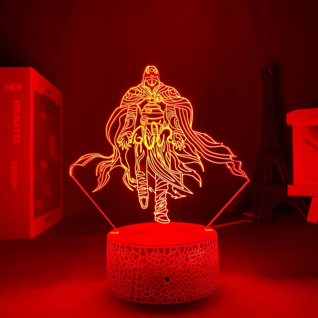 

Anime Assassin's Creed Lamp Room Decor Lamp With Sensor Valentines Day Gift For Boyfriend Manga Assassin's Creed