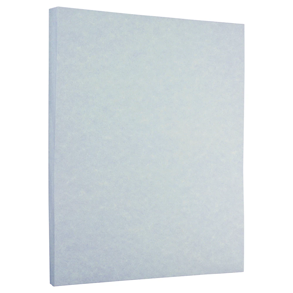 

Parchment Paper, 8.5x11, 500/Pack, 24lb Blue Recycled