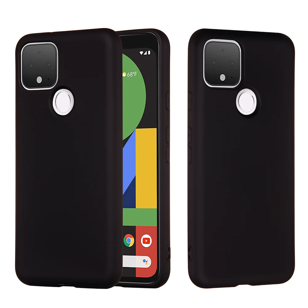 

Phone Compatible for Pixel 4a 5G Silicone Case with Lanyard