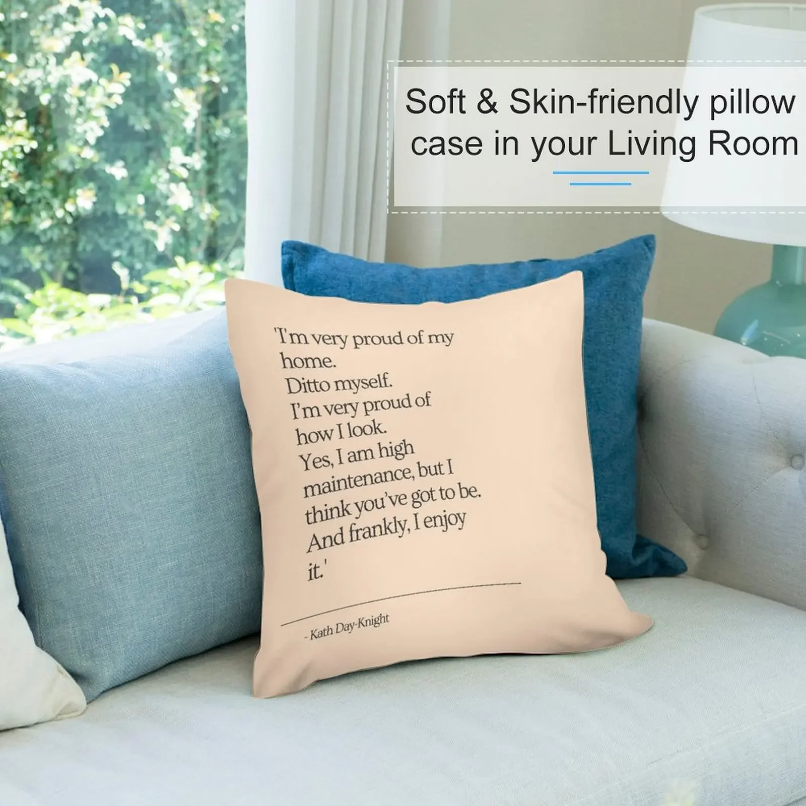 Высокое обслуживание-от и Ким декоративные подушки на заказ фото для роскошной