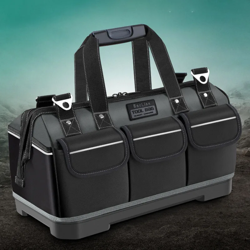 

Bags Oxford Bag Wear-resisting Reinforced Waterproof Heavy Multipurpose Tools Pouch Duty Tool Cloth Storage Suitcase Bag