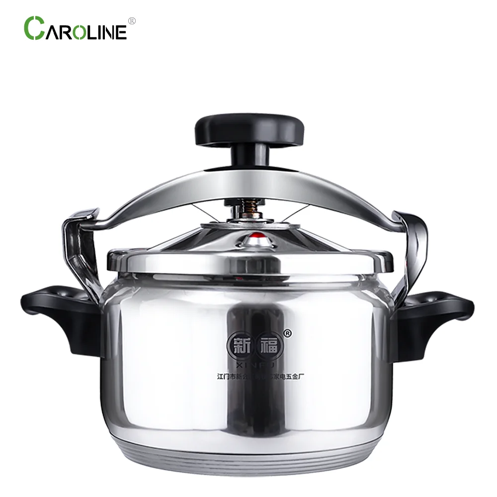 Pressure Pan 304 Stainless Steel Large-Capacity Pressure Cooker Gas Cooker Use Explosion-Proof Pot Home Cooking Utensils 3-40L