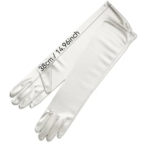 Свадебные перчатки LOVEYING черного цвета