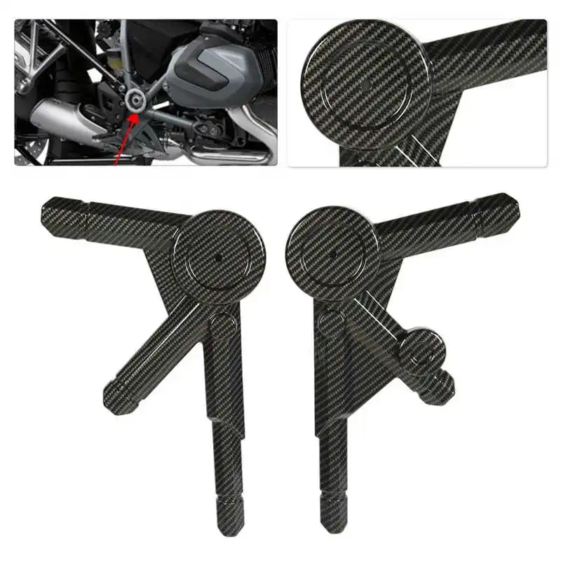 

2 Pcs Motorcycle Side Frame Panel Guard Carbon Fiber Style Left Right Protector Cover for BMW R1250GS R1200GS LC Adventure