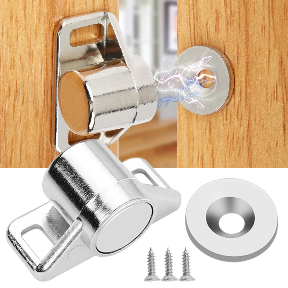 

Magnetic Catch Latch Ultra Strong Zinc Alloy For Door Cabinet Cupboard Closer Cabinet Catches For Furniture Hardware Fitting