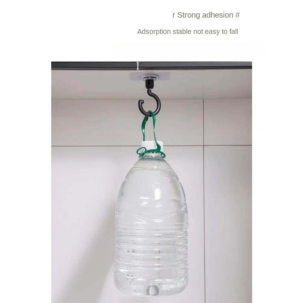 Новый Бесшовный потолочный крючок вращающийся на 360 градусов без гвоздей большая