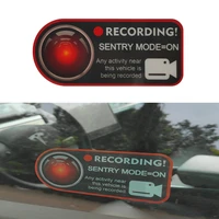 suitable sentinel mode recorder static sticker record reminder car window sticker modification accessories