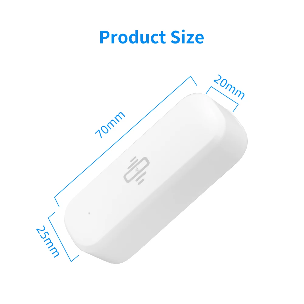 

Tuya Wi-Fi датчик вибрации для дверей и окон