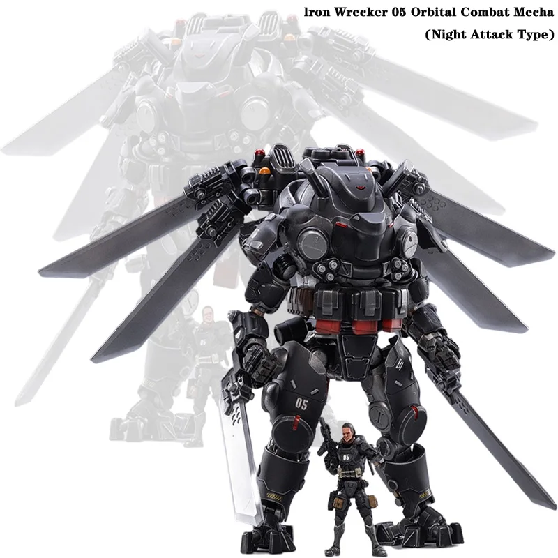 

JOYTOY 1/25 lron Wrecker 05 Orbital Combat Mecha (Night Attack Type) Anime Action Figures Collection Model Mech Robot Toy Gift