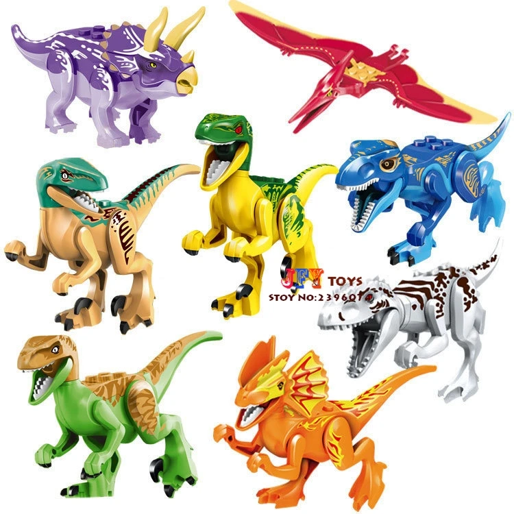 

1/ Jurassic World Dinosaur s Jurassic Tyrannosaurus Bricks Models Building Toys for Children juguetes