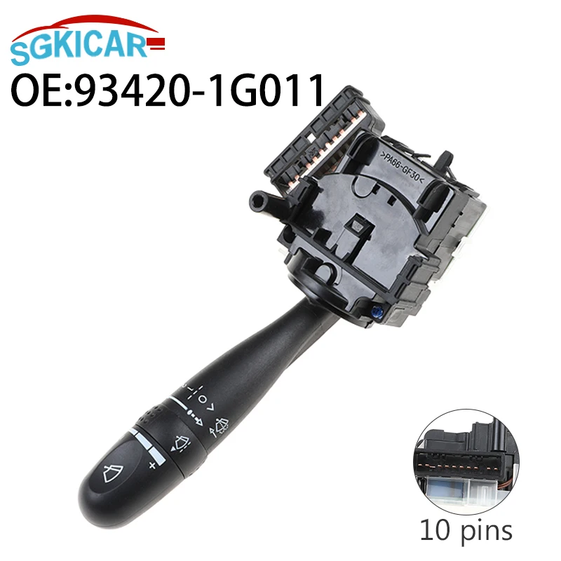 

ODIDIO 93420-1G011 Переключатель стеклоочистителя автомобиля 934201 G011 Для Hyundai Accent 2005-2012 для Rio 2005-2011 93420-1R710