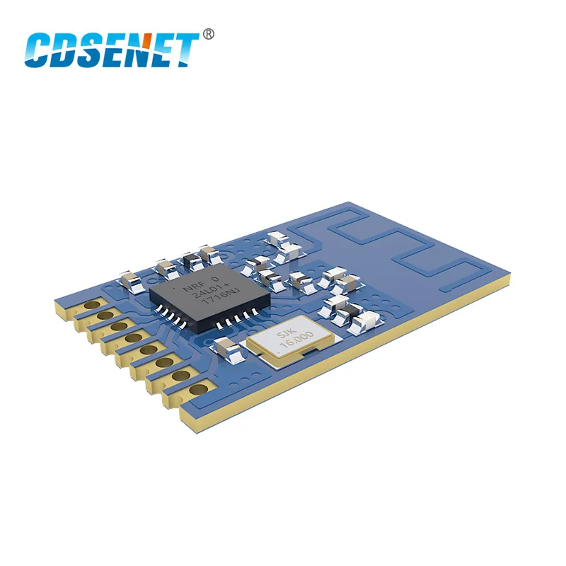 10pc/lot nRF24L01P 2.4GHz SPI CDSENET E01-ML01S SMD Wireless Transceiver IoT 2.4 GHz Wireless nRF24L01 PA rf Module