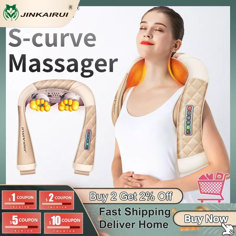 

Home Car Office U Shape Electrical Shiatsu Kneading Neck Shoulder Body Massager with Infrared Heated Masajeador