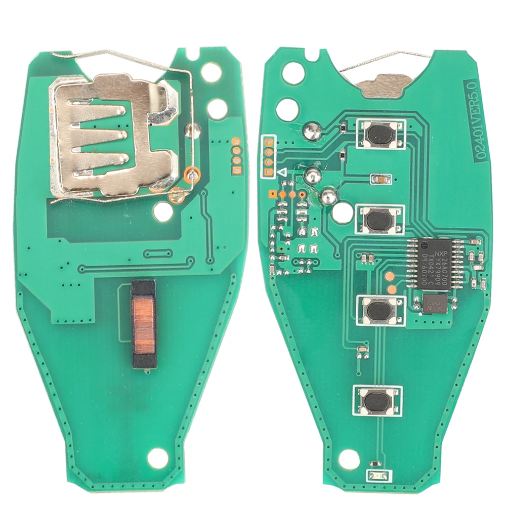 

Умный Автомобильный Ключ-пульт Jingyuqin С 3/4 Кнопками И Чипом HitagCVGA PCF7945AC, 315 МГц, 433 МГц