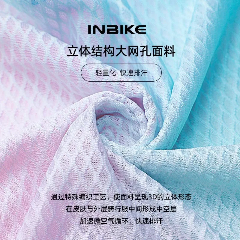 INBIKE велосипедное нижнее белье для женщин дышащая толстовка велоспорта женская