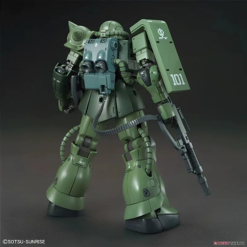 Оригинальная сборная модель Bandai HG 1144 GUNDAM MS-06C-6 R6 ZAKU 2 TYPE C-6, фигурки персонажей аниме, игрушки, украшения, в наличии (art.: 3920dc60aac2f) - 3920dc60aac2f