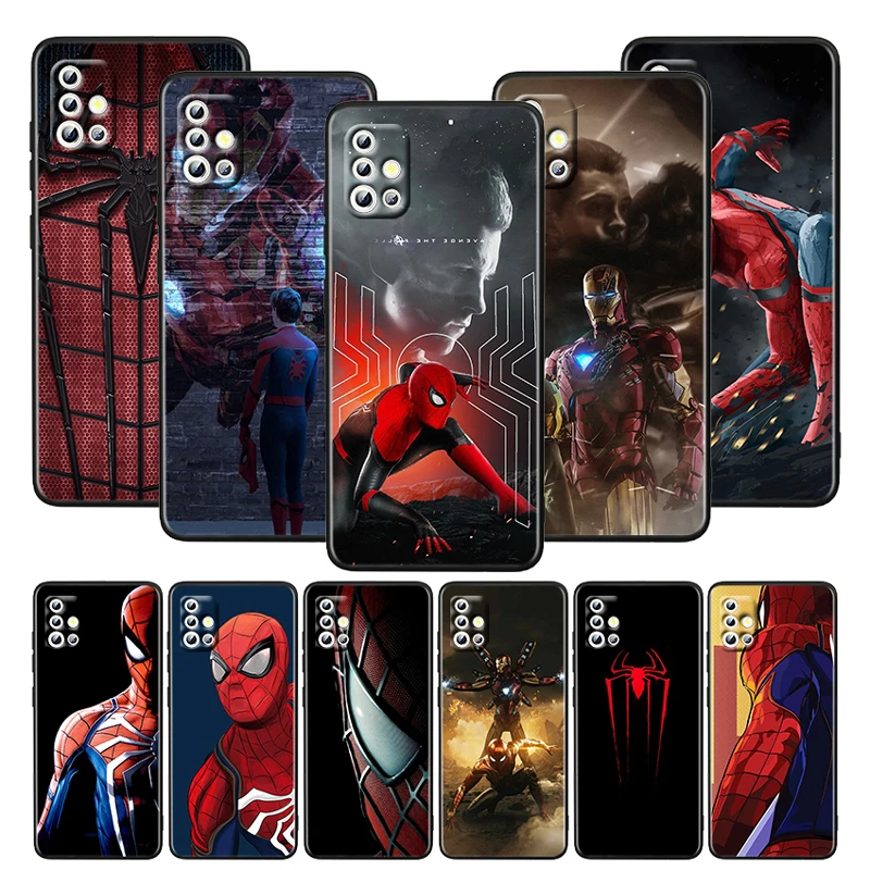

Avengers Marvel Hero Cool For Samsung Galaxy A52S A72 A71 A52 A51 A12 A32 A21S 4G 5G Funda Soft TPU Black Phone Case Capa Cover
