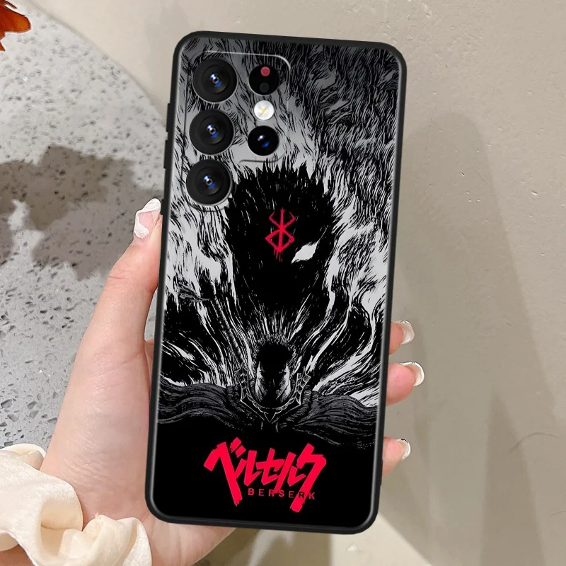 Berserk Guts Comic Phone Case For Samsung Note 8 9 10 20 Plus M10 21 23 30 31 32 33 51 53 54 60 62 80 Black Cover Silicone